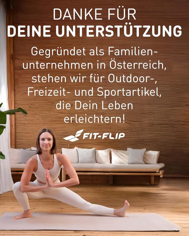 Thumbnail 6 de Fit-Flip Yoga-Handtuch mit Noppen (rutschfest) – schnelltrocknend aus Mikrofaser, 185 x 63 cm, Anthracite