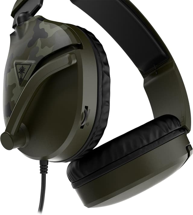 Detalle de Turtle Beach Recon 70 Camouflage Vert – Casque gaming multiplateforme avec micro 3,5 mm