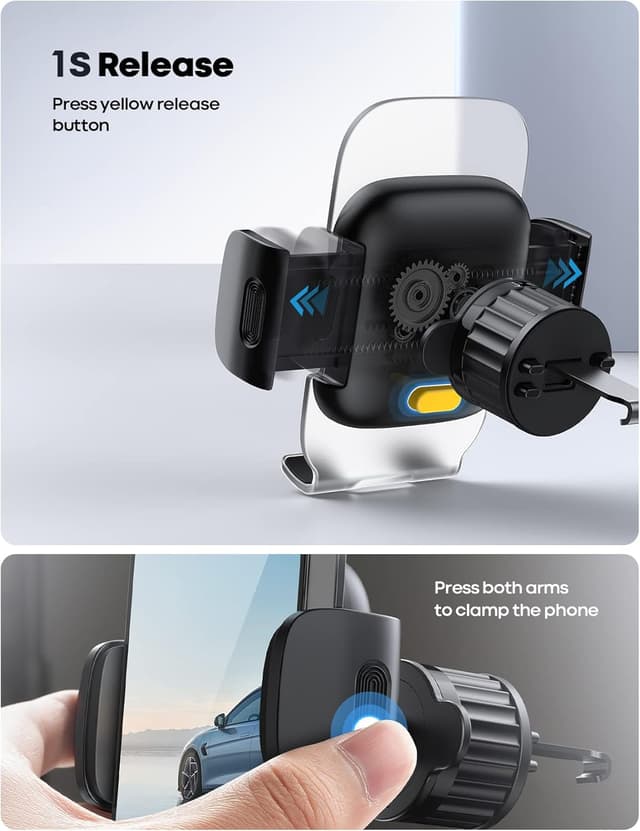 Thumbnail 3 de Lamicall Car Vent Phone Holder 4–7"