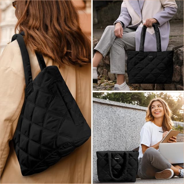 Detalle 2 de Damen Shopper Nylon mit 15,6 Zoll Laptopfach