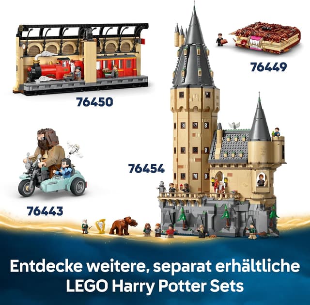 Thumbnail 6 de LEGO Harry Potter 76448: Dumbledores Phönix Fawkes (Sprechender Hut, Gryffindor-Schwert & Baby Fawkes)