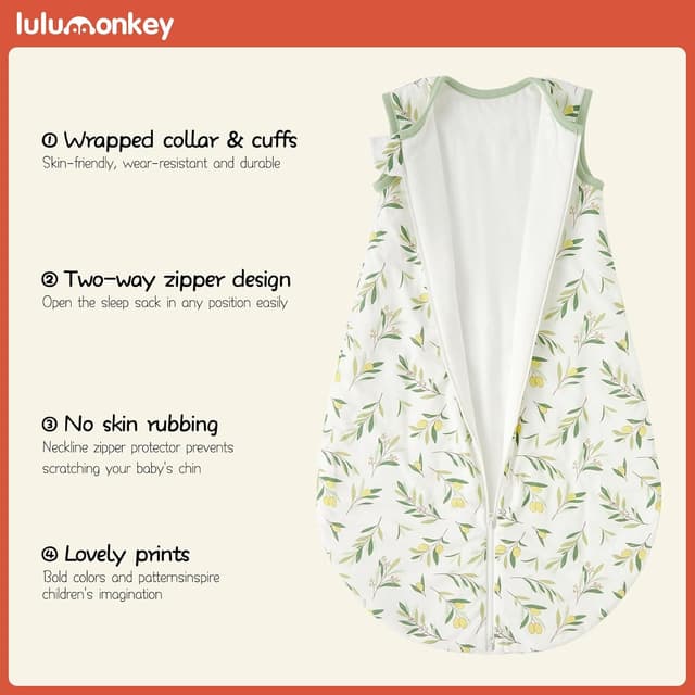 Detalle 2 de 1.5 Tog cotton baby sleeping bag, 18-36 months