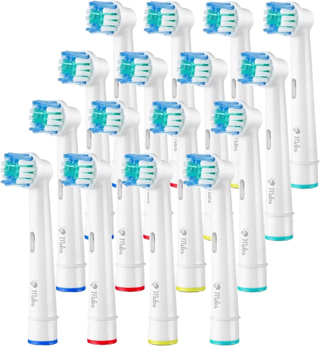 Detalle de Oral-B Milos Replacement Toothbrush Heads 16 pack 🪥