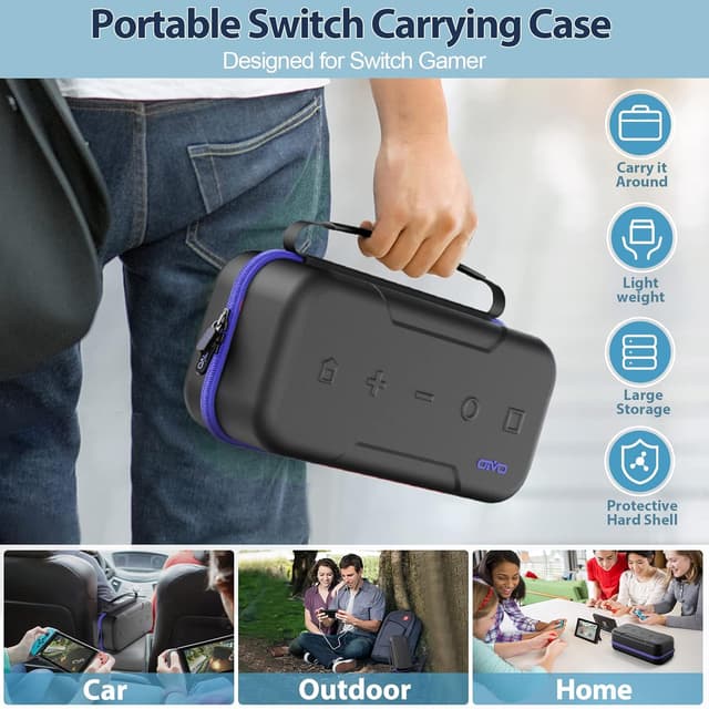 Thumbnail 6 de Switch Carrying Case Compatible with Nintendo OLED 20-Game