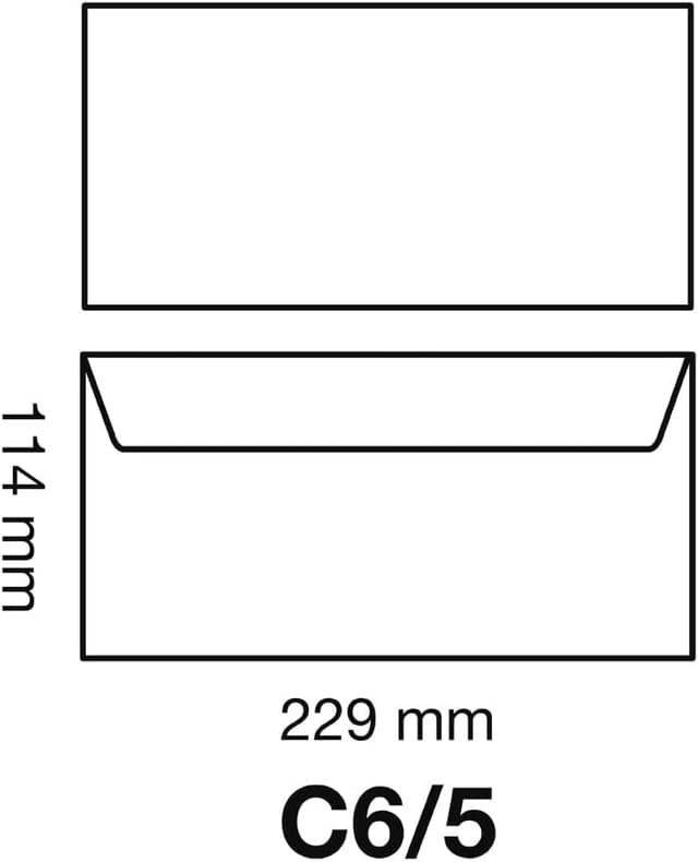 Detalle de Clairefontaine 5959C Buste 114x229 mm ✉