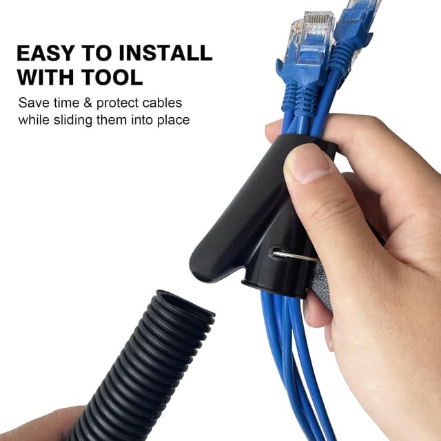 Detalle de CrocSee wire loom tubing 25 ft