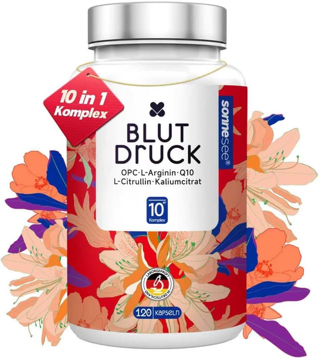 Detalle de 10 in1 Formel Blutdruck Komplex 120 Kapseln