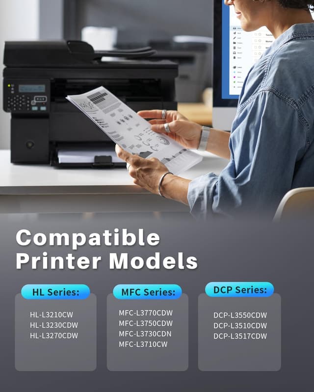 Detalle de INK4U DR243CL (4 pack) tamburi compatibili Brother DR-243CL per DCP-L3510CDW e MFC-L3710CW