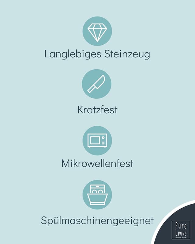 Thumbnail 4 de Steingut Ibiza 6 Personen Tassen