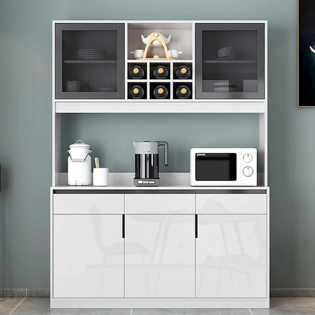 Detalle 2 de Decooroom Carta adesiva per mobili bianca 30 × 300 cm impermeabile in vinile autoadesivo