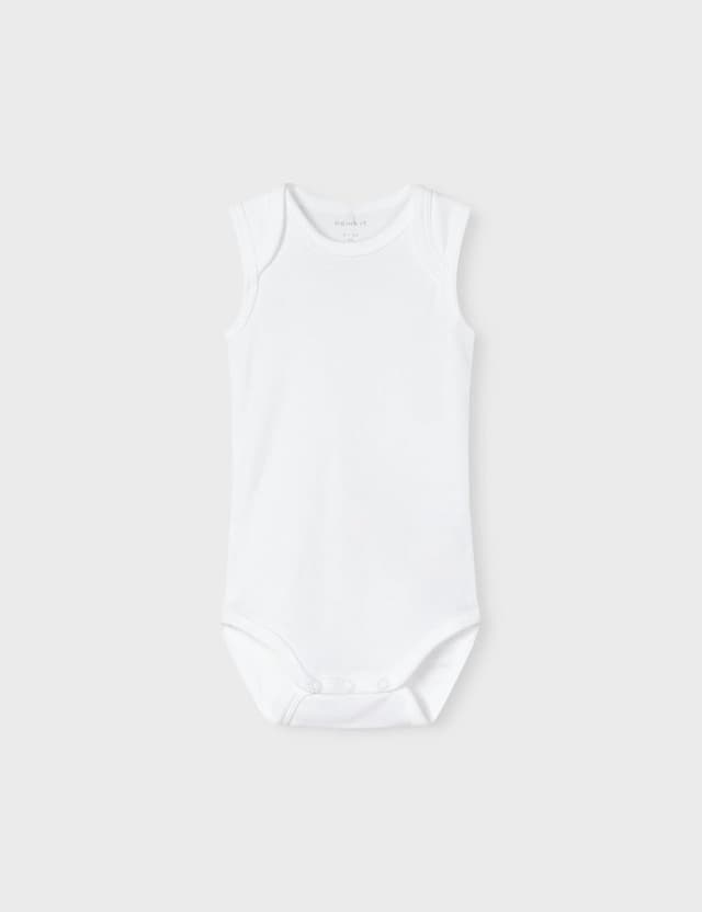 Thumbnail 3 de NAME IT Unisex Baby Nbnbody 3p Tank White 3er Pack