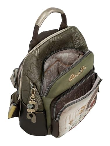 Thumbnail 6 de Anekke Mochila con bolsillo frontal Muse: estilo inspirado en el arte para el día a día