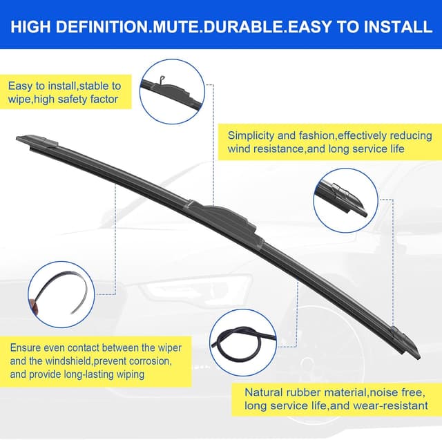 Thumbnail 1 de ANIKLUIM OEM 22" Windshield Wiper Blades