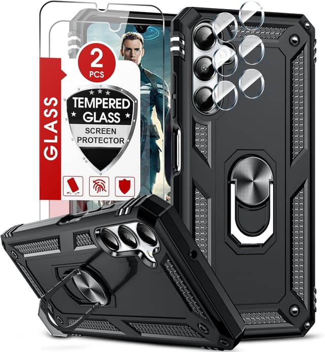 Detalle de LeYi Galaxy A05S Case 2-pack