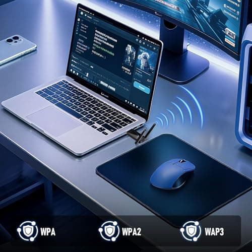 Thumbnail 5 de ElecMoga Adaptador WiFi USB 1300Mbps