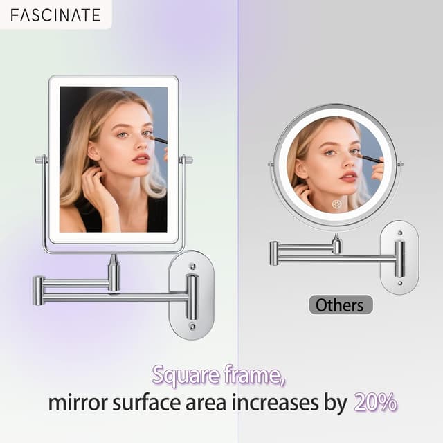 Thumbnail 6 de FASCINATE Kosmetikspiegel 1X/10X Vergrößerung