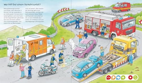 Detalle 2 de tiptoi® Die Welt der Fahrzeuge 🚗 – 12 Interaktives Lernspiel