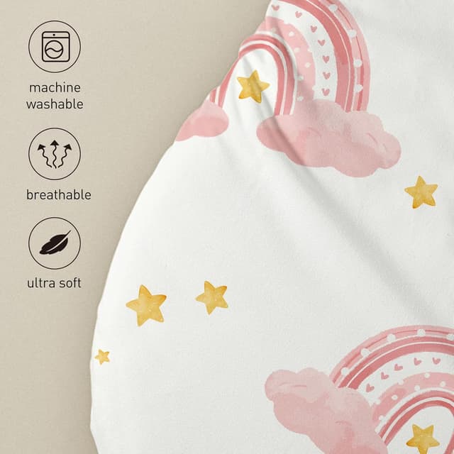 Thumbnail 5 de Soarwg Moses Basket Sheets 82x41cm for Babies