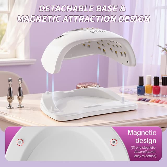 Thumbnail 6 de 380W UV LED Nail Lamp with 81 beads