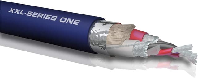 Detalle de OEHLBACH Series 1 High-End Stereo Audio-Cinch Kabel-Set (RCA), Made in Germany, Mehrfachschirmung – 2 x 1,75 m, blau