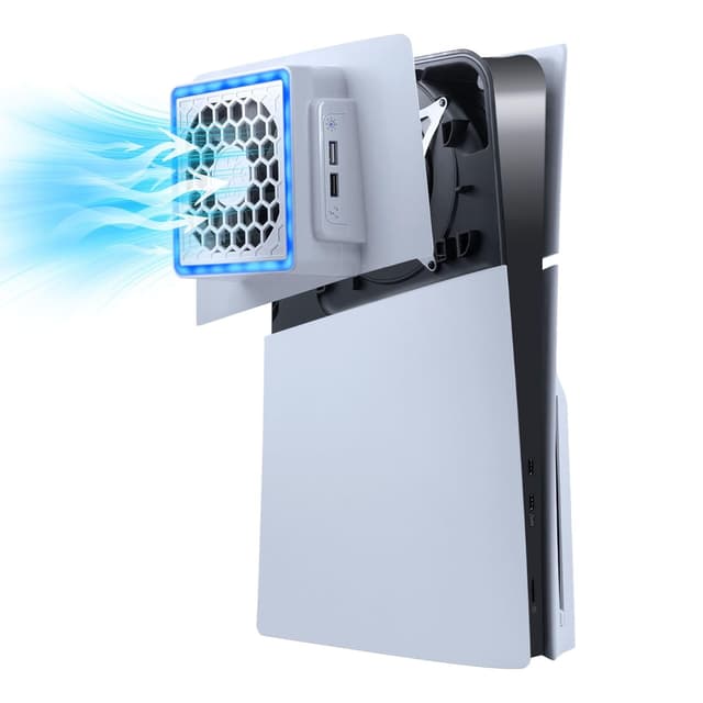 Detalle de Mcbazel PS5 Slim Lüfter 3 Stufen