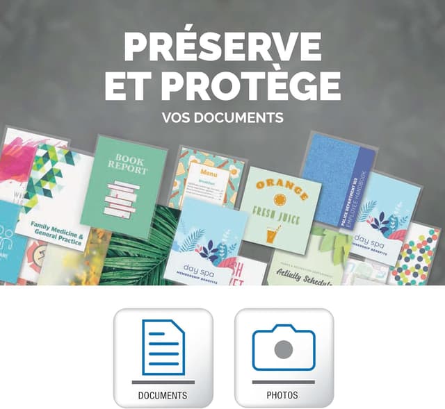 Detalle de Pochettes de plastification Fellowes A3 brillante – lot de 50 feuilles pour affiches et documents