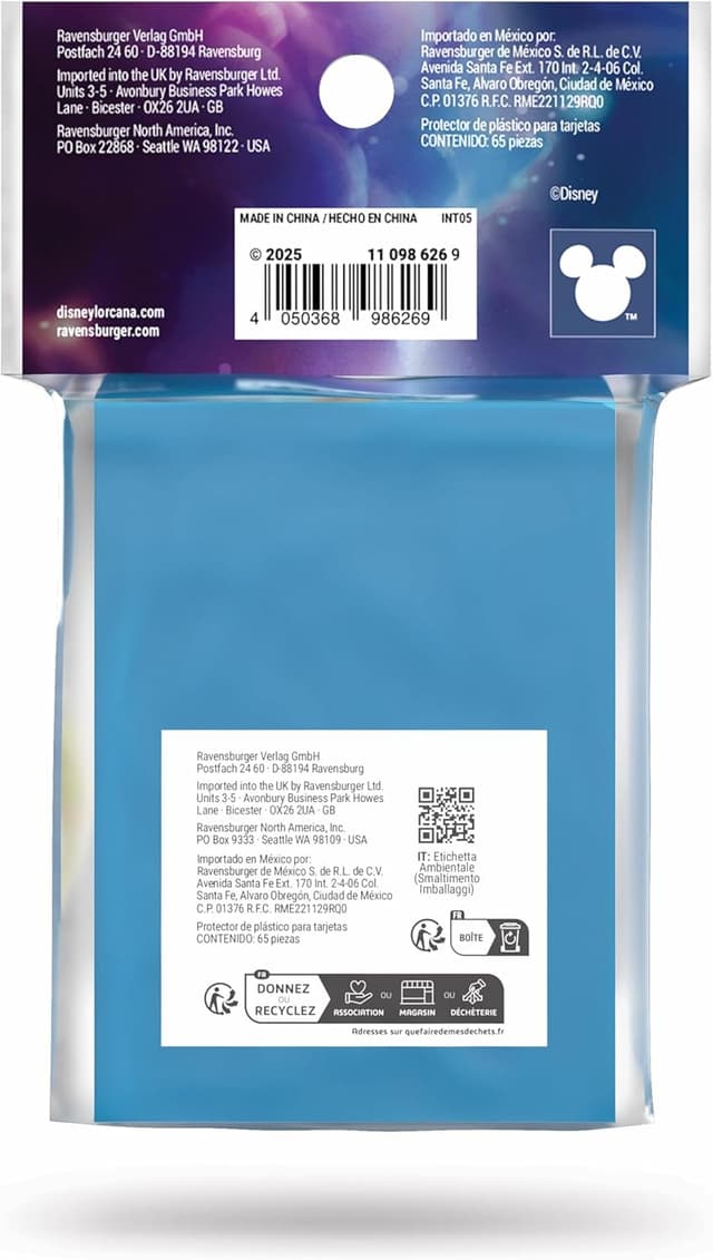 Detalle de Pochettes pour cartes à collectionner Disney Lorcana – Mythen Pochettes pour cartes Mulan (taille standard 63 x 88 mm)