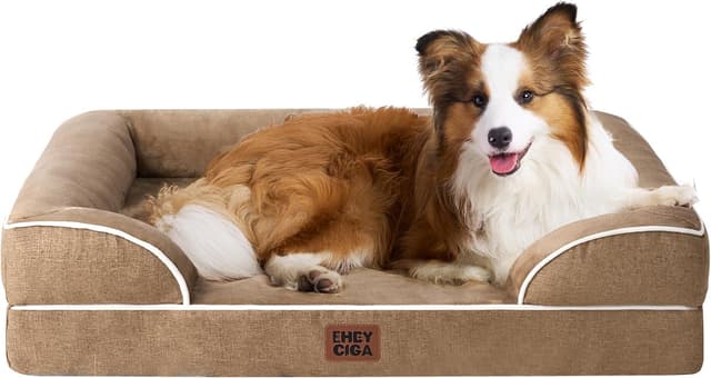 Detalle de EHEYCIGA Hundebett Memory Foam 104x69 cm