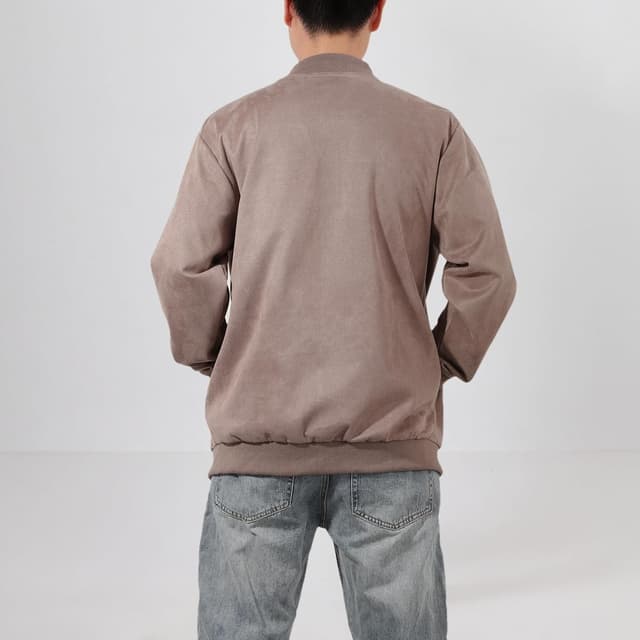 Detalle 2 de Veste de bombardier légère Jywmsc pour homme (manteau léger et coupe décontractée) – printemps/automne