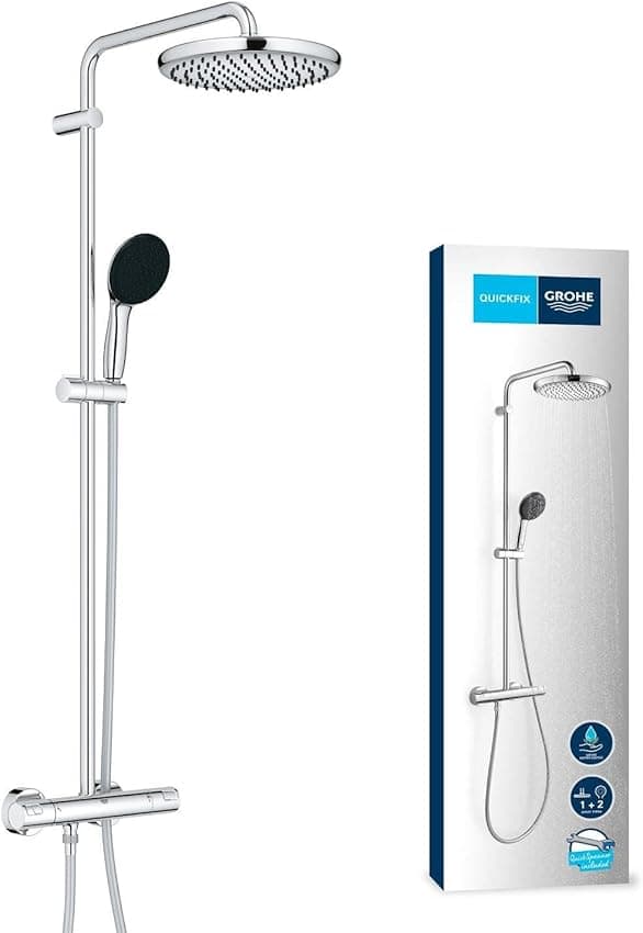 Imagen de Grohe Vitalio Start System 250 + Termostato, Ducha Cromada en OfertitasTOP
