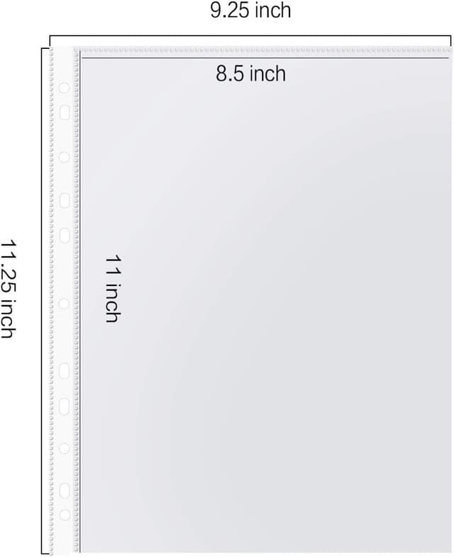 Detalle 2 de PANDRI 500 Sheet Protectors 9.25x11.25