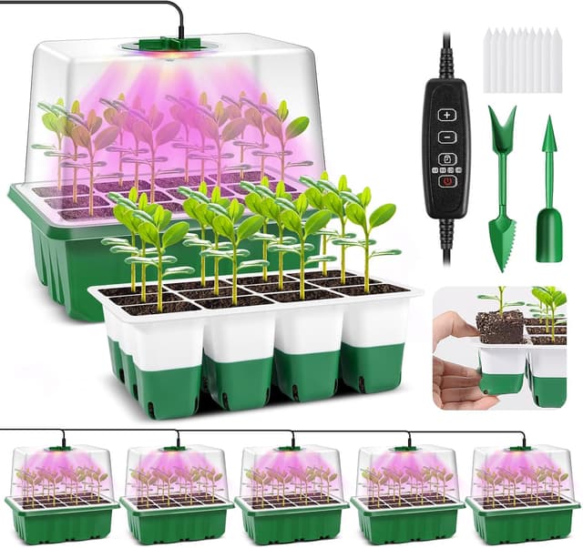 Imagen de Verdenu Seed Trays with Grow Light en OfertitasTOP
