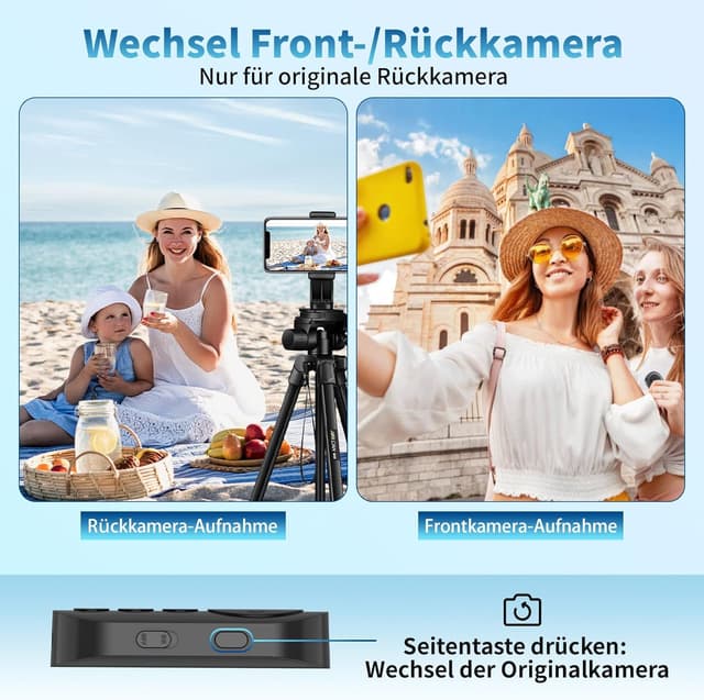 Thumbnail 2 de VYVIYON Kamera-Fernauslöser Bluetooth