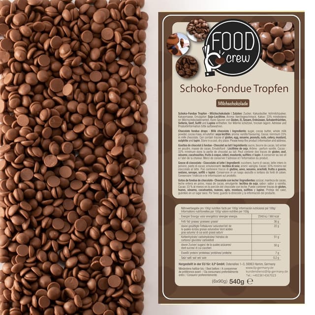 Detalle 2 de Belgische Schokolade für Fondue 900 g