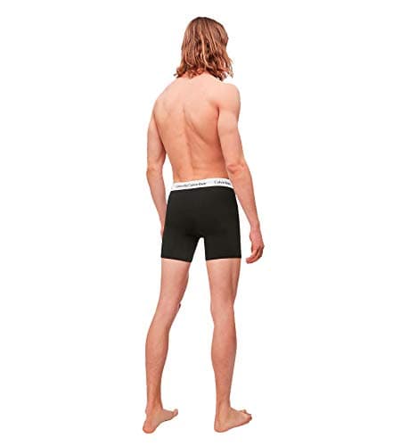 Detalle 1 de Calvin Klein pack de 3 calzoncillos bóxer Cotton Stretch para hombre negro (Black) talla M