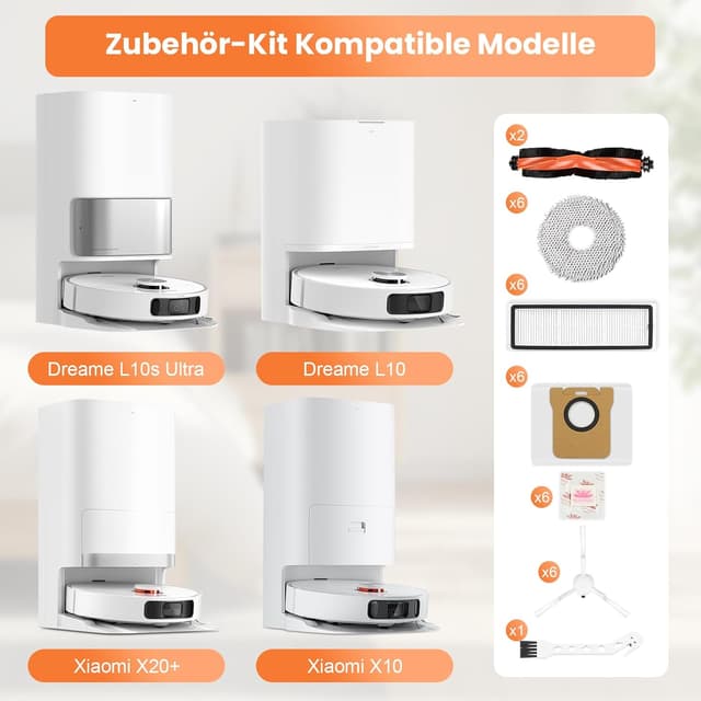 Thumbnail 1 de Bpbdzz 33-teiliges Zubehörset für Xiaomi Roboterstaubsauger