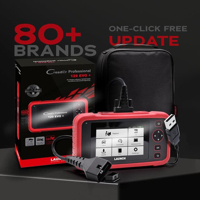 Detalle 2 de LAUNCH CRP 129 Evo+ OBD2 : valise auto diagnostic Wi‑Fi multimarque 4 systèmes
