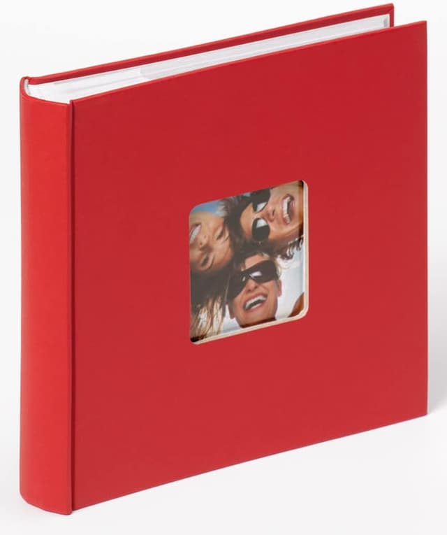 Detalle de Walther Design Album photo rouge Fun ME-116-R (200 photos 13 x 18 cm)