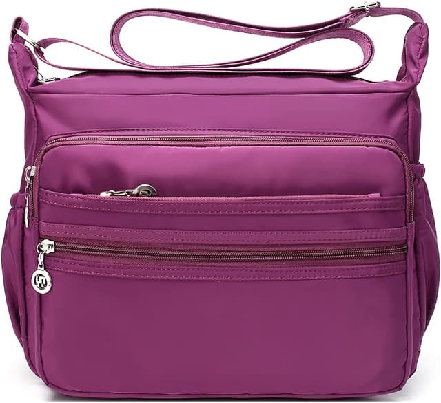 Detalle de ModaZeal multi pocket crossbody bag 26x9x22cm