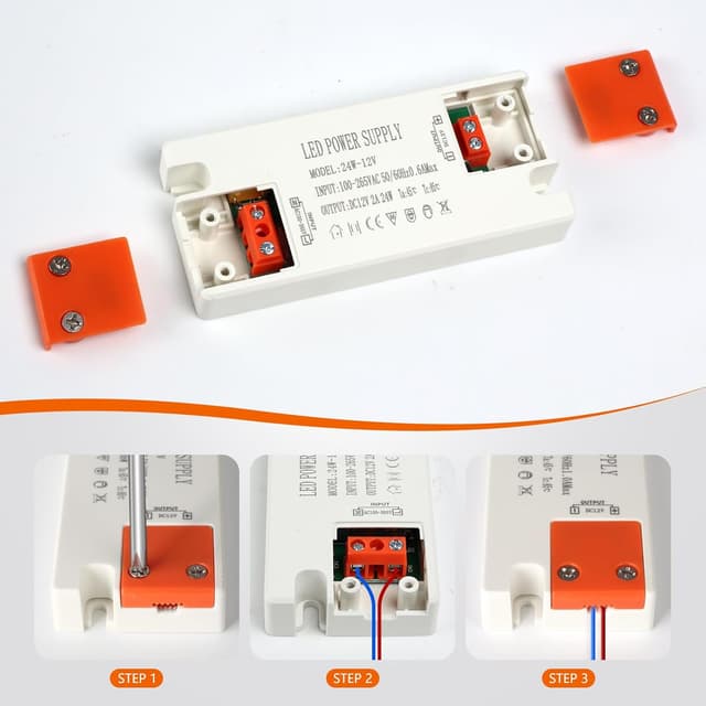 Detalle de SUCIKORIO Alimentatore LED 24V 12W 0,5A ultra sottile (driver AC 220V→DC 24V)