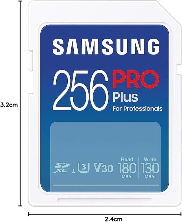 Detalle de Samsung PRO Plus tarjeta SD 512 GB, 180 MB/s