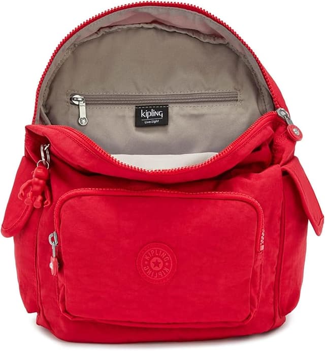 Thumbnail 3 de Kipling City Pack S Mochila Pequeña en Rojo 🌟