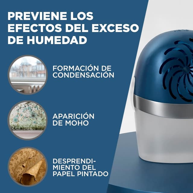 Detalle 1 de Rubson AERO 360º Deshumidificador recargable 🌬️ - Absorbe humedad
