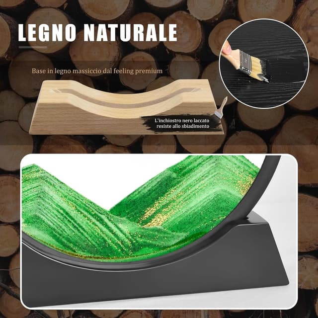 Thumbnail 1 de Wai Danie Cuadro de arena 3D Sandscape 🌊 Decoración única