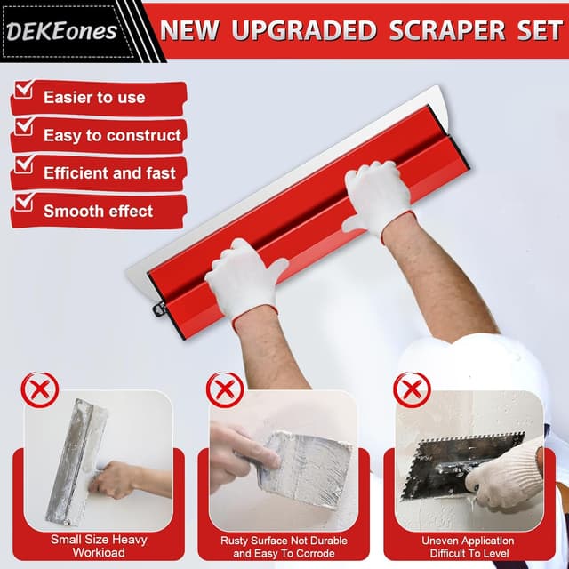 Thumbnail 4 de DEKEones 32Inch Skimming Blade for Wall Smoothing 🪚