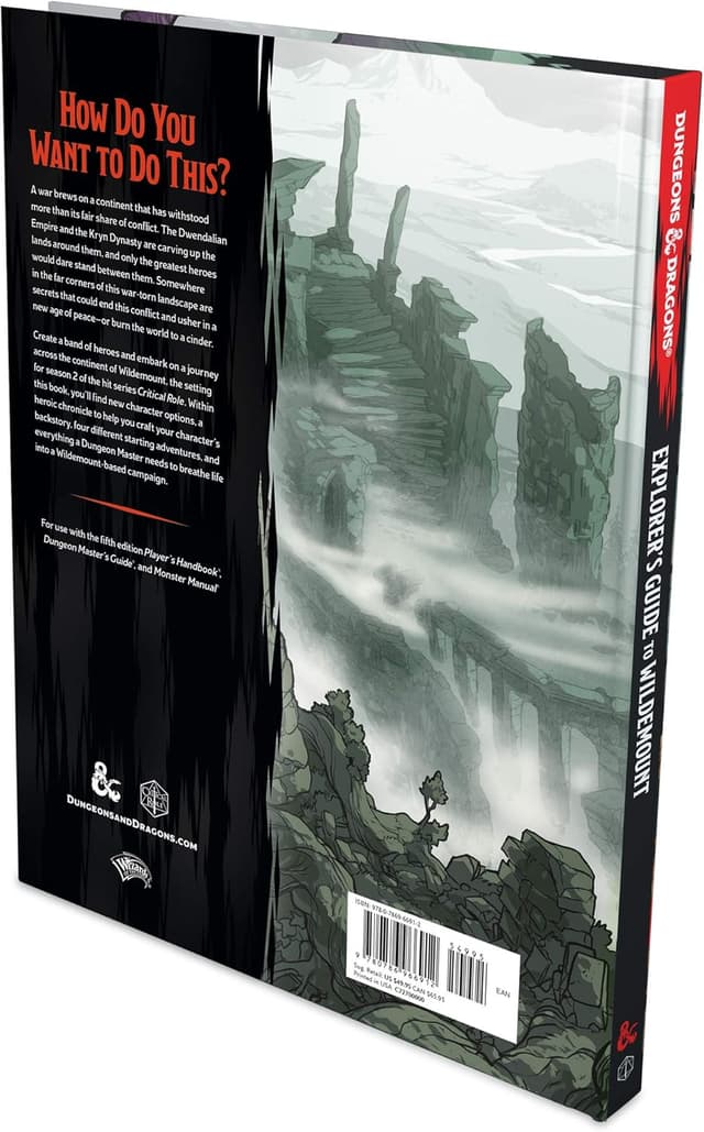 Detalle 2 de Dungeons & Dragons Explorer's Guide to Wildemount (Critical Role campaign setting & adventure book)