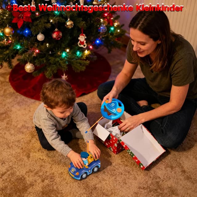 Detalle 2 de Pup Go Kleinkind RC Polizeiauto mit Musik & Lichtern (ab 18 Monaten) inkl. 2 austauschbaren Fahrfiguren