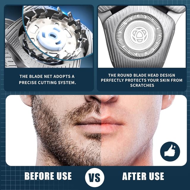 Detalle de Testine per rasatura SH71/50 compatibili con rasoi serie S5000, S7000 e SH60/70 e SH71/50