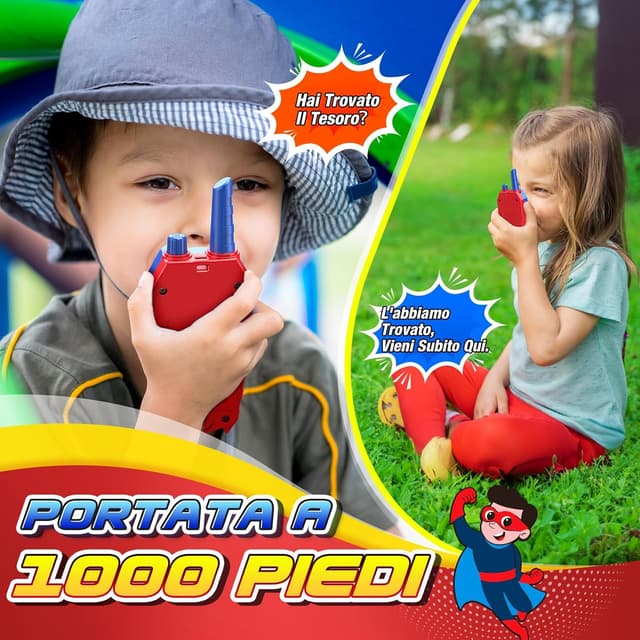 Detalle 2 de Toyokid Walkie talkie bambini 3-10 anni