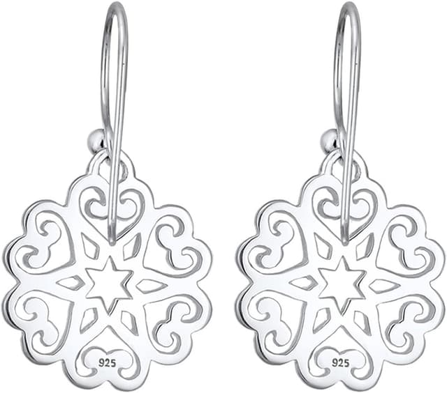 Thumbnail 3 de Elli Damen-Ohrhänger Herz Sterne 925 Silber